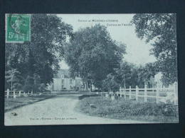 Ref4305 JU CPA De Mezieres Sur Issoire (Limousin) - Chateau Du Fraisse Vue De L'entrée Côté De La Route 1911 - Meziere Sur Issoire