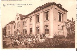 HEIDE - Calmpthout (2920) : Schoolkolonie "Diesterweg" - Voorzijde. Belle Animation. CPSM Dentelée. - Kalmthout