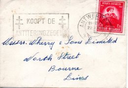BELGIQUE. N°749 De 1947 Sur Enveloppe Ayant Circulé. Expédition Belgica/Adrien De Gerlache. - Expediciones Antárticas