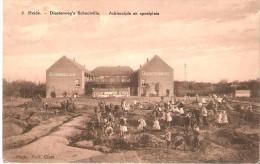 HEIDE - Calmpthout (2920) : Diesterweg´s Schoolvilla - Achterzijde En Speelplein. - Kalmthout