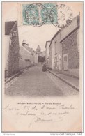 91 VERT LE PETIT Rue Du Moutier.CPA BON ETAT - Vert-le-Petit