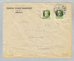 MOTIV PERFIN Lebensmittel 1914-05-29 Brief Perfin DDG Diamalt - Storia Postale