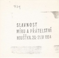 J1992 - Czechoslovakia (1945-79) Control Imprint Stamp Machine (R!): Celebration Of Peace And Friendship - Proofs & Reprints