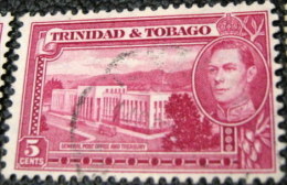 Trinidad And Tobago 1938 General Post Office And Treasury 5c - Used - Trinité & Tobago (...-1961)