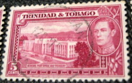 Trinidad And Tobago 1938 General Post Office And Treasury 5c - Used - Trinidad & Tobago (...-1961)