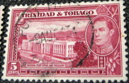 Trinidad And Tobago 1938 General Post Office And Treasury 5c - Used - Trinidad & Tobago (...-1961)