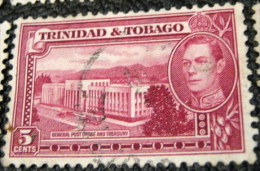 Trinidad And Tobago 1938 General Post Office And Treasury 5c - Used - Trinidad & Tobago (...-1961)