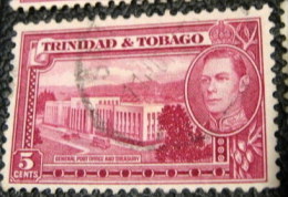 Trinidad And Tobago 1938 General Post Office And Treasury 5c - Used - Trinité & Tobago (...-1961)