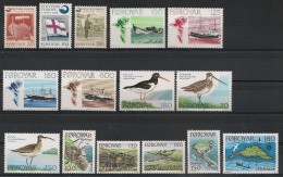 Danemark, Danmark. Iles Féroé. Foroyar. 15 Timbres Entre 1976 Et 1978. Neufs ** - Nuovi