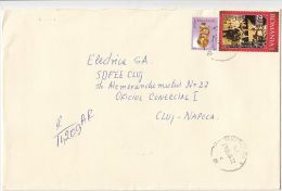 2244FM- CERAMICS, KING CHARLES 2ND AND THE VILLAGE MUSEUM, STAMPS ON REGISTERED COVER, 2006, ROMANIA - Storia Postale