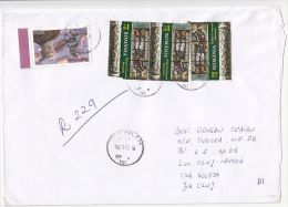 2251FM- KING BOGDAN 1ST, CHOLERA VACCINE, STAMPS ON REGISTERED COVER, 2006, ROMANIA - Covers & Documents