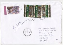 2251FM- KING BOGDAN 1ST, CHOLERA VACCINE, STAMPS ON REGISTERED COVER, 2006, ROMANIA - Cartas & Documentos