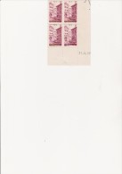 MONACO - N° 178 BLOC DE 4 COIN DATE 27-6-1942  NEUF XX - Unused Stamps