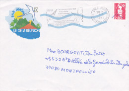 974 Saint-Denis Messageries 1991 - Flamme SREPEN Environnement Plantes Ruizia Cordata - Réunion - Fleurs Plantes - Storia Postale