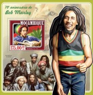 Mozambique. 2015 Bob Marley. (107b) - Sänger