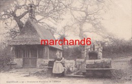 Finistère Daoulas Oratoire Et Fontaine De L Abbaye Editeur Andrieu N°97 - Daoulas