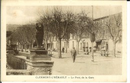 CPA  CLERMONT L´HERAULT, Le Pont De La Gare 11695 - Clermont L'Hérault