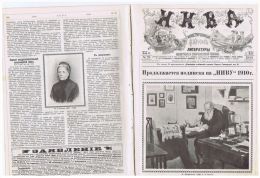 RUSSIA - NIVA -  ILLUSTRATED MAGAZINE PRINTED IN SAINT PETERSBURG - 1910 N. 28 - Magazines