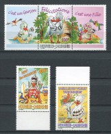 Nlle CALEDONIE 2000  N° 834/836 ** Neufs  Superbe Timbres De Souhaits Oiseaux Birds Cagou - Nuevos