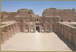 IRAQ   UKHAIDIR  GENERAL VIEW OF MAIN COUNTYARD - Vintage Old Photo Postcard - Irak