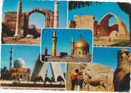 GREETINGS FROM  IRAQ, Baghdad , Nemrud, Vintage Old Photo Postcard - Irak
