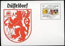 DDR P106 Postkarte Ausstellung  DÜSSELDORF ** 1990 - Postkarten - Ungebraucht