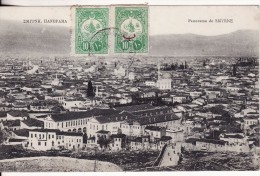 SMYRNE-IZMIR (Turquie) Vue Et Panorama De La Ville-Cachet-Timbre-Stamp-Briefstempel-VOIR 2 SCANS - Turquia