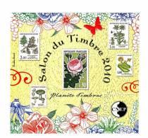 Bloc CNEP N° 56 : Salon Du Timbre 2010 , Flore . Voir Le Scan . Cote Maury : 13 € . - CNEP