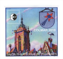 Bloc CNEP N° 55 : Salon De Printemps , Colmar 2010 . Voir Le Scan . Cote Maury : 13 € . - CNEP