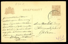 HANDGESCHREVEN BRIEFKAART Uit 1922 Gelopen Van RHENEN Naar GILZEN   (9813) - Lettres & Documents