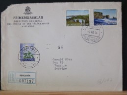 53/077   LETTRE  ISLANDE  RECOMM. - Lettres & Documents