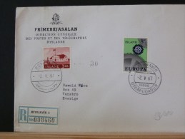 53/084   LETTRE  ISLANDE - Covers & Documents