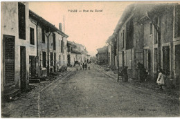 Carte Postale Ancienne De FOUG - RUE DU CANAL - Foug