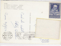 PO2117D# ROMA - POSTE VATICANE STORIA POSTALE   VG 1960 - Lettres & Documents