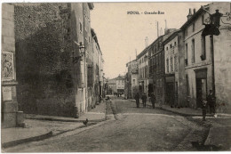 Carte Postale Ancienne De FOUG - GRANDE RUE - Foug