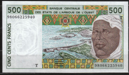 TOGO  ( West African States) 500 Francs 1996 - P810Tf - UNC - Togo