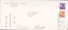 Hong Kong PACIFICA PUBLICATIONS Ltd. HONG KONG 1969 Cover Brief AALBORG Denmark 5c. & 10c. QEII Stamps - Covers & Documents