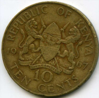 Kenya 10 Cents 1967 KM 2 - Kenya