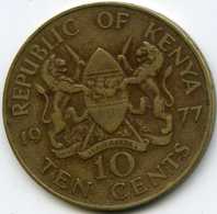 Kenya 10 Cents 1977 KM 11 - Kenya