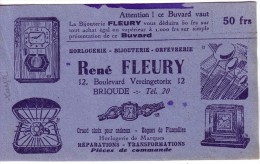 BUVARD - HORLOGERIE - BIJOUTERIE - ORFEVRERIE - R. FLEURY 12 BOULEVARD VERCINGETORIX - BRIOUDE ... - H