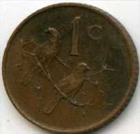 Afrique Du Sud South Africa 1 Cent 1966 KM 65.2 - Südafrika