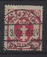 Germany (Danzig) 1922 (o)  Mi.96  (PF 96 II) - Usati