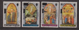 Montserrat 1976 Easter Painting Set 4 VFU - Montserrat