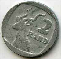 Afrique Du Sud South Africa 2 Rand 1989 Désaxée 15° KM 139 - Zuid-Afrika