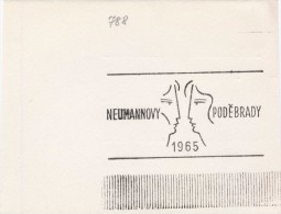 J2060 - Czechoslovakia (1945-79) Control Imprint Stamp Machine (R!): Neumann's Podebrady 1965 (festival Reciters) - Ensayos & Reimpresiones
