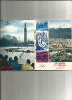 Jeux Olympiques D'hiver De 1968. Dépliant De 7 Cartes Postales Différents Sites - Giochi Olimpici