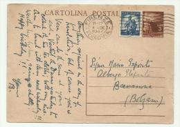 CARTOLINA POSTALE SPEDITA 09-09-1947 - 1946-60: Poststempel