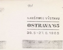 J2069 - Czechoslovakia (1945-79) Control Imprint Stamp Machine (R!): Visit The Exhibition OSTRAVA ´65 - Ensayos & Reimpresiones