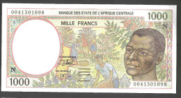 GUINEA EQUATORIALE (Central African States) : 1000 Francs  - 1993-2000 - P502N -  UNC - Guinea Equatoriale