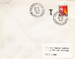 Capesterre Marie-Galante 1966 - Guadeloupe Sur Blason - - Storia Postale